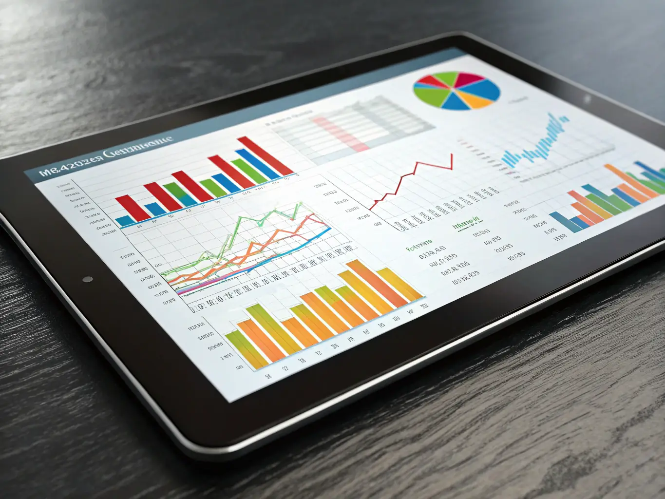 A visually appealing financial report with clear charts and graphs, highlighting key financial metrics and trends, representing the benefit of detailed financial reporting.
